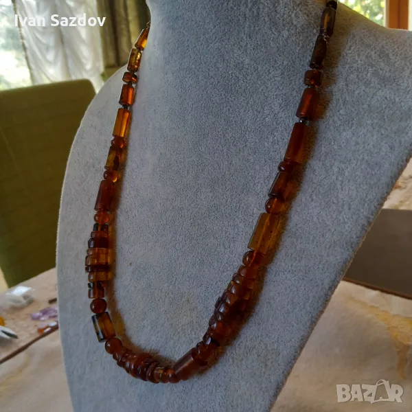 Мъжко кехлибарено колие , снимка 1