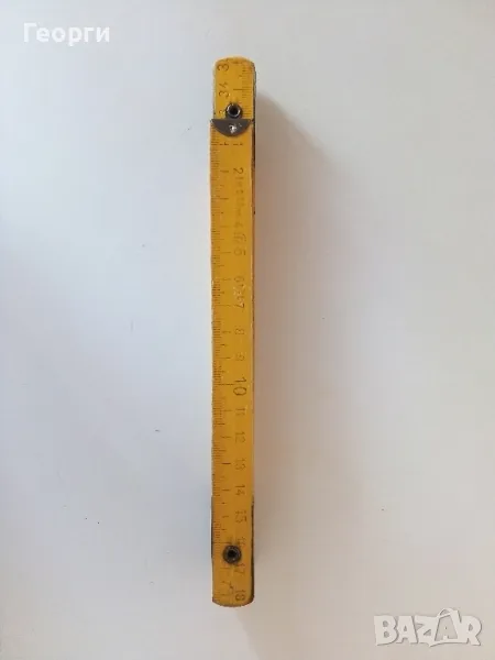 Дърводелски метър от соц-а, снимка 1