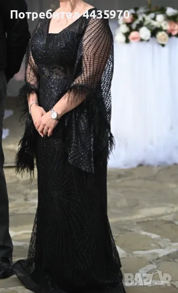 Официална черна рокля , снимка 1