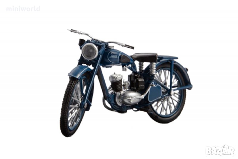 ММЗ М-1-А ”Москва” мотор 1964 - мащаб 1:24 на Наши Мотоцикли моделът е нов в блистер, снимка 1