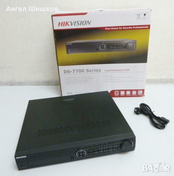 Hikvision DS-7700 DS-7716NI-E4/16 16 Канален NVR Мрежов Рекордер, снимка 1