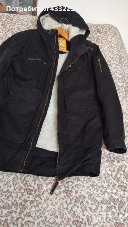 Мъжка зимна шуба тип канадка размер 46, снимка 1