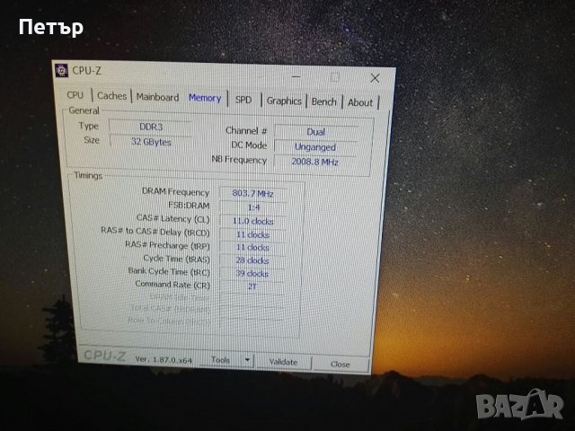 Рам памет, KINGSTON, 8GB, DDR3, 1600MHz, RAM, KVR16N11/8, memory двустранна, DESKTOP, ддр3, снимка 5 - RAM памет - 34285465