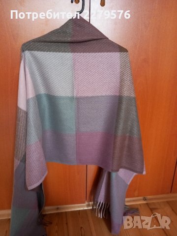 мек и топъл зимен шал 