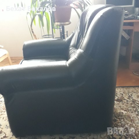 Продавам кожен фотьойл- символ на уют , лукс и комфорт, снимка 2 - Дивани и мека мебел - 38416010