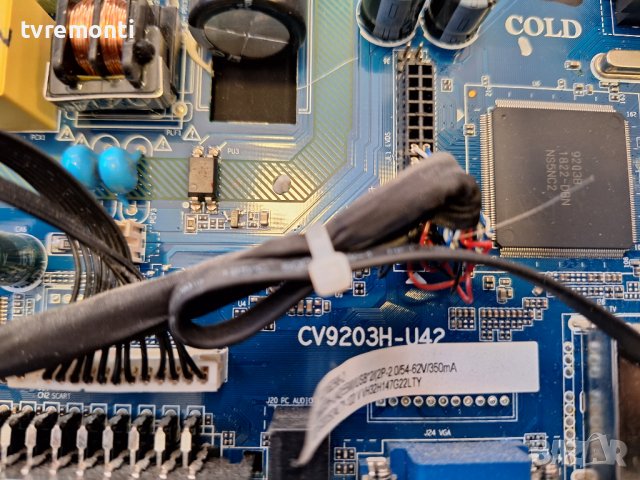 MAIN BOARD ,CV9203H-U42 for 32 inc DISPLAY CONTINENTAL EDISON CELED321018B2  DISPLAY G320SD4LTY-122 , снимка 2 - Части и Платки - 43846537