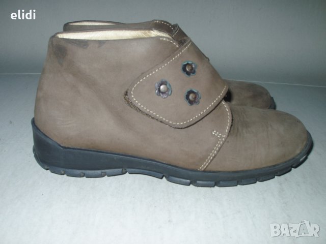 №32 Кафяви боти естеств.кожа, снимка 1