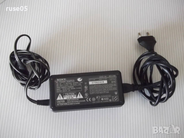 Захранващо устройство "SONY - AC-L10A" работещо, снимка 4 - Батерии, зарядни - 51553740