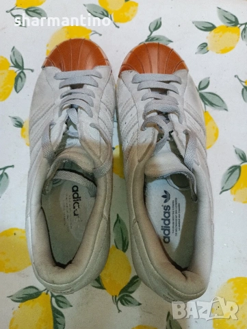 Adidas Superstar N 37,5 кожени, снимка 7 - Маратонки - 53471104