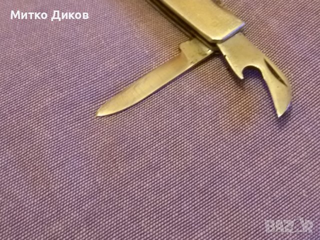 Джобно ножче от соца Сърп и чук 5 части рядко, снимка 5 - Ножове - 43400701