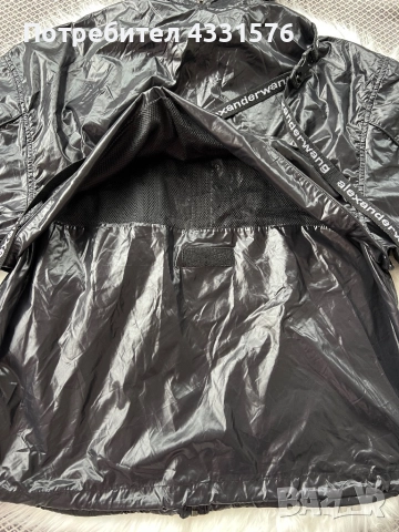 Черно найлоново яке  на Alexander Wang., снимка 6 - Якета - 52473084