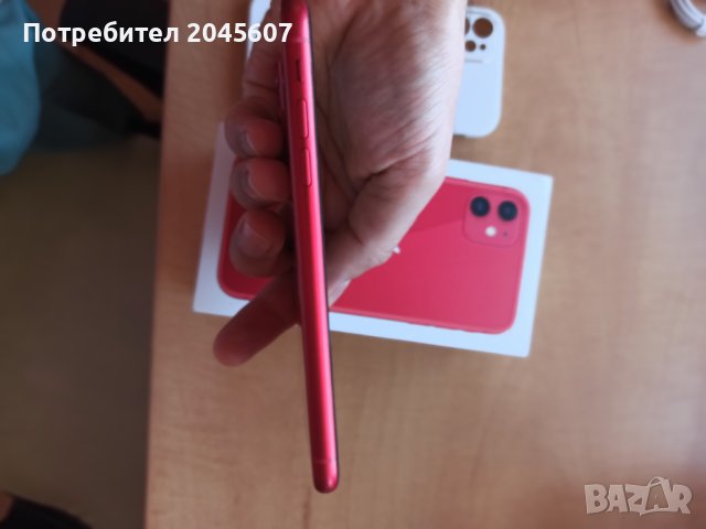 Продавам много запазен червен iPhone 11 128gb, снимка 4 - Apple iPhone - 43543725