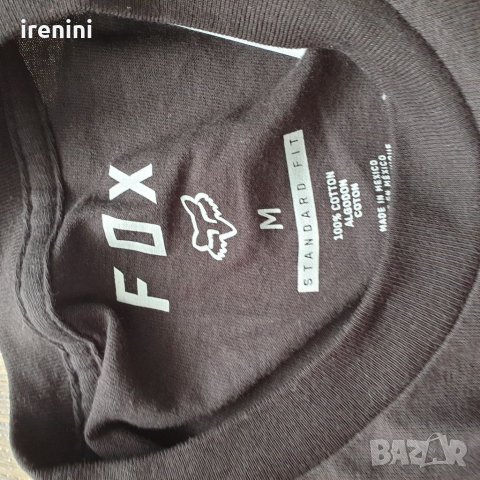 Страхотна мъжка тениска FOX  размер M ,нова с етикет, снимка 5 - Тениски - 32899138