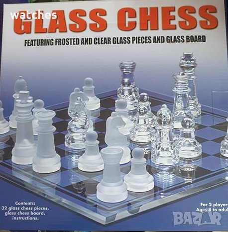 Шах със стъклени фигури, снимка 5 - Шах и табла - 28017343