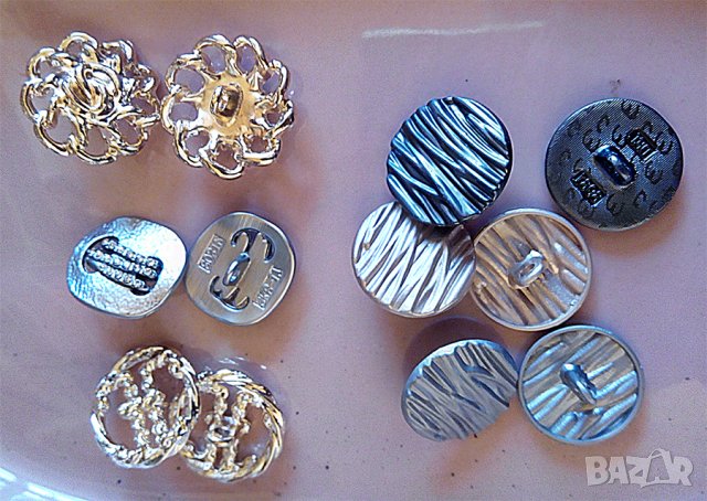 Луксозни метални копчета, снимка 2 - Други - 34589145