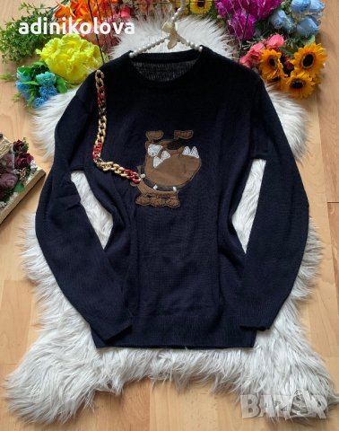 Пуловер с куче, снимка 1 - Блузи с дълъг ръкав и пуловери - 39526605