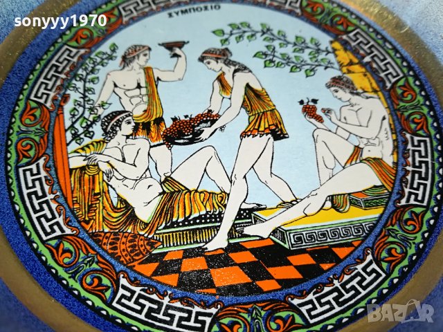 ПЕПЕЛНИК ОТ ФРАНЦИЯ-14СМ-СИН 2512231906, снимка 10 - Антикварни и старинни предмети - 43544874