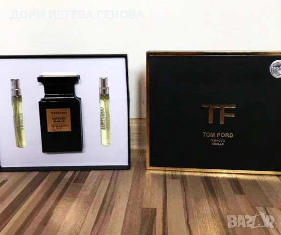 Tom Ford Tobacco Vanille EDP 100ml unisex GIFT SET Нов, снимка 3 - Унисекс парфюми - 51346200