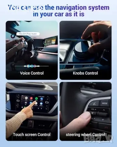 Нов Бърз и компактен безжичен CarPlay адаптер Ottocast Pro за кола автомобил, снимка 9 - Друга електроника - 49654727