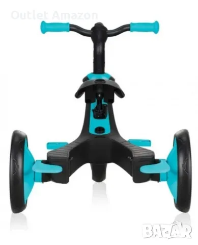 Детска триколка 4 в 1 Globber - Trike Explorer, синьо-зелена

, снимка 5 - Детски велосипеди, триколки и коли - 47921020