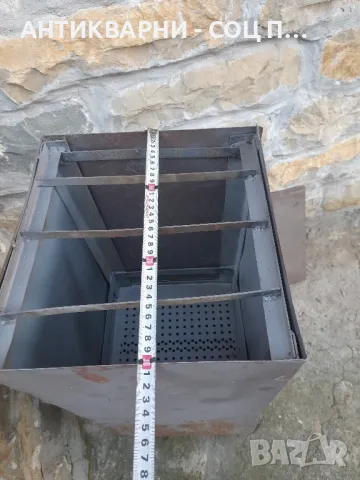 Стара Метална Ръчно Изработена Пушилня За Месо., снимка 11 - Антикварни и старинни предмети - 48722262