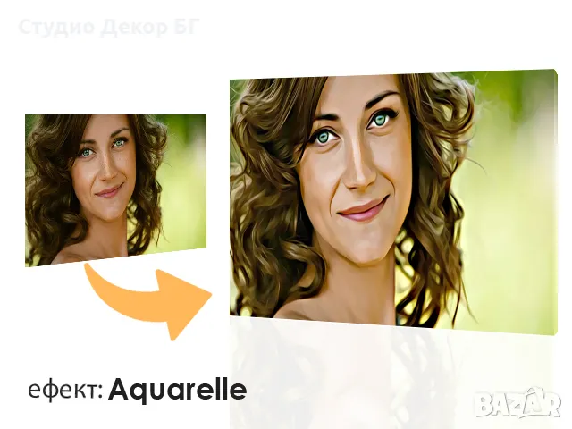 Картина с дигитално рисувана снимка, снимка 2 - Картини - 28515730