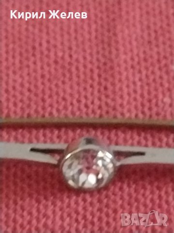 Модерна брошка накит украшение игла с кристал 42730, снимка 2 - Други - 43726003