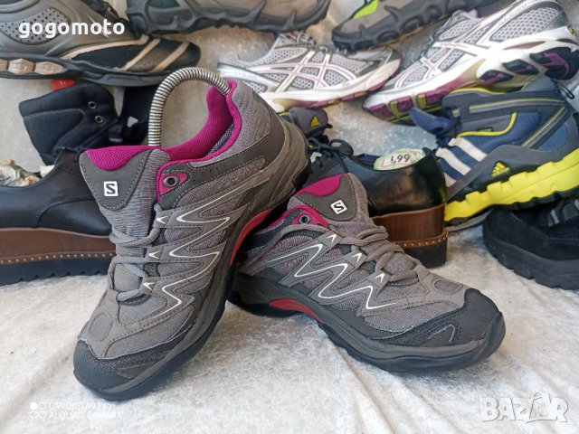 КАТО НОВИ водоустойчиви трекинг туристически маратонки,GTX® Salomon® original GORE-TEX®,contagrip,37, снимка 13 - Маратонки - 43896440