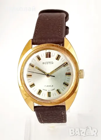 Wostok Восток - позлатен мъжки часовник с ръчно навиване