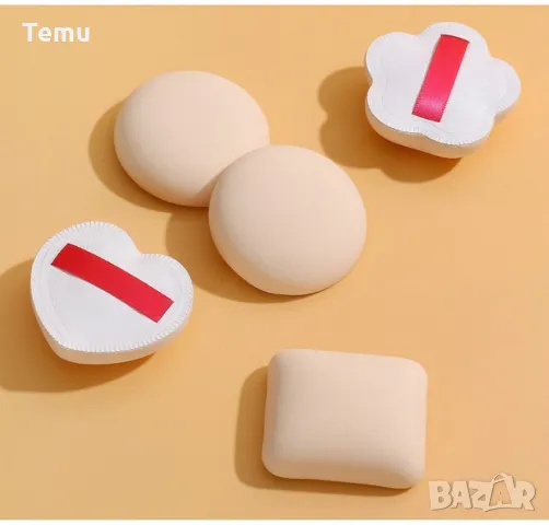 Комплект гъбички за нанасяне на пудра, снимка 1