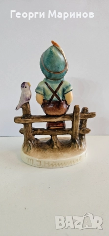 Goebel Hummel, порцеланова фигура, Wayside Harmony, TMK6, 111 3/0, 1986 г., снимка 3 - Колекции - 52582332