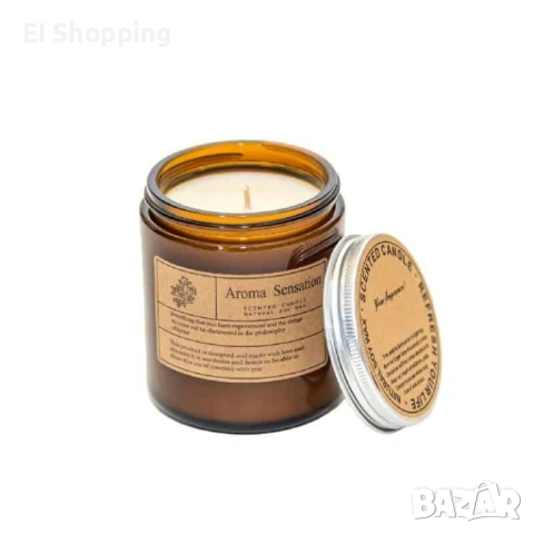 Ароматна свещ, снимка 2 - Декорация за дома - 53441330