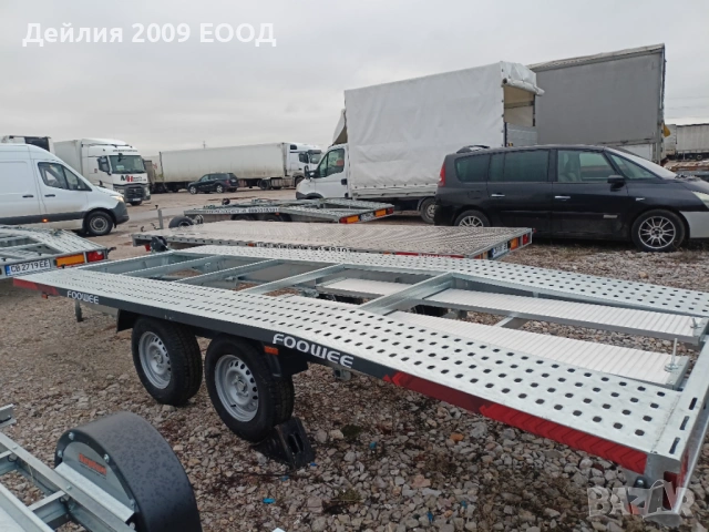 Платформа 5.00м. / 2.10м./ 2700кг. / ПОД НАЕМ, снимка 3 - Ремаркета - 53384339