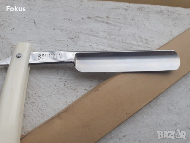 Страхотен колекционерски бръснач Solingen Edaco, снимка 2 - Антикварни и старинни предмети - 53430076