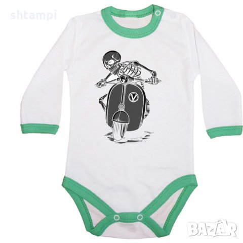 Бебешко боди VESPA Zombie 1, снимка 5 - Бодита за бебе - 33255851
