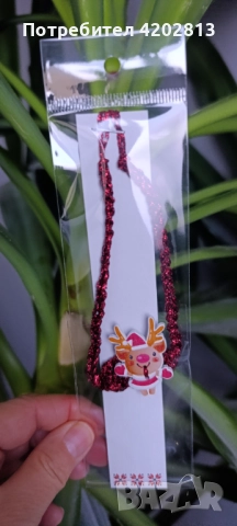 Ръчно изработени Коледни гривнички . Прекрасен подарък за предстоящите празници , снимка 6 - Гривни - 52634731