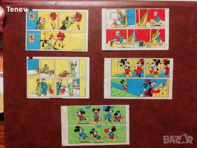 Картинки от дъвки Donald - 6 бр.