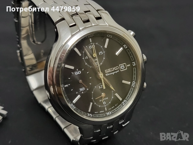 Часовник Seiko chronograph quartz , снимка 4 - Мъжки - 51982839