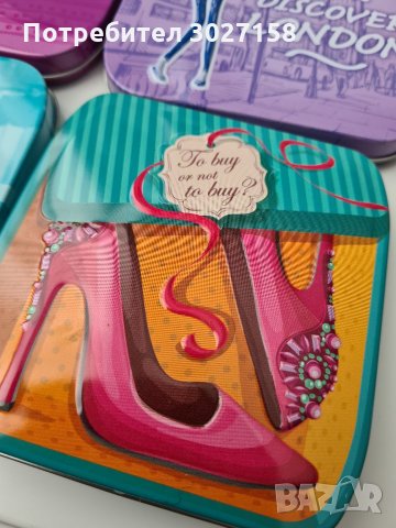 Метални кутийки с размер 10 х 10 см, снимка 4 - Други стоки за дома - 33655474