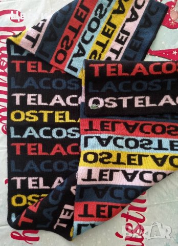 Цветен шал Лакост Lacoste, снимка 2 - Шалове - 43911832