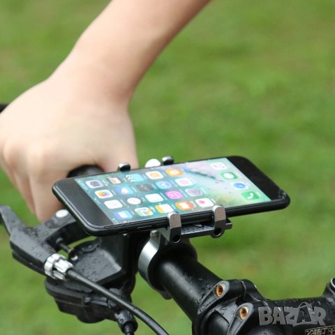 Стойка за телефон за велосипед, тротинетка, атв, мотор, снимка 6 - Аксесоари за велосипеди - 43102541