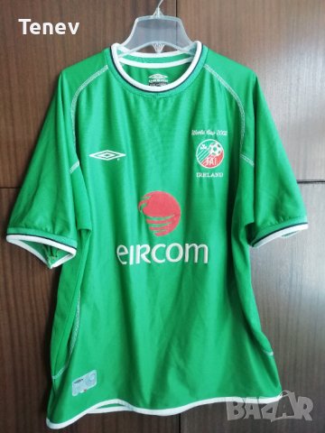 Ireland Umbro World Cup 2002 Vintage Ирландия оригинална тениска фланелка XL , снимка 1 - Тениски - 43374650