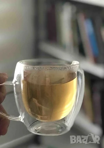 Стъклена чаша за кафе с двойно дъно 200ml