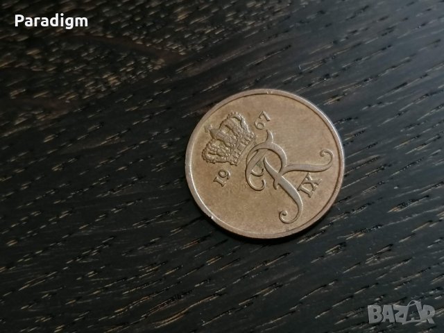 Монета - Дания - 5 оре | 1967г., снимка 2 - Нумизматика и бонистика - 28368786