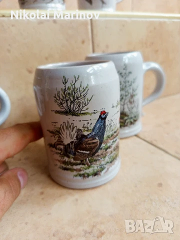 чаши с ловни мотиви, снимка 4 - Чаши - 51023794