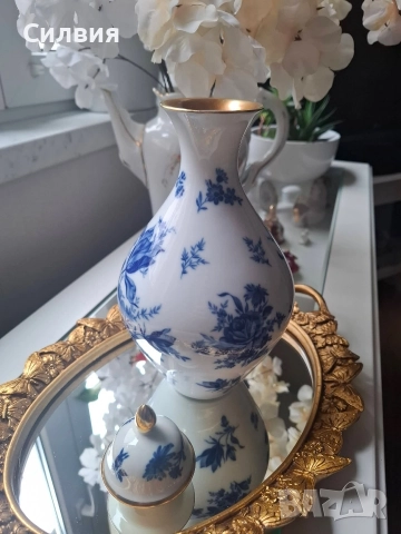 Ваза с капак *Jaeger & Co*, снимка 5 - Вази - 52829007