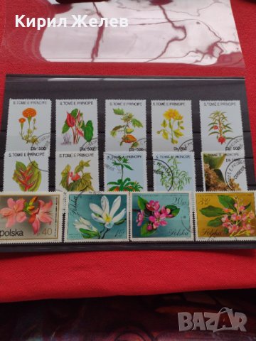 Пощенски марки чиста комплектна серия Растения, Цветя стари редки за колекция декорация - 22048
