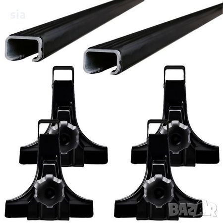 Комплект багажни греди за автомобил RB-100 Багажник за автомобили , джипове без надлъжни, Лада Нива, снимка 3 - Аксесоари и консумативи - 27839990