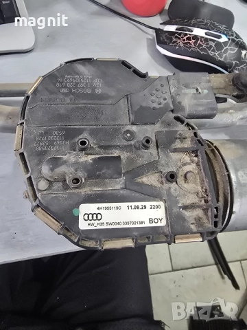 4H1955119C МЕХАНИЗЪМ ЧИСТАЧКИ ЗА AUDI A8 D4 1397220618, снимка 2 - Части - 52375393