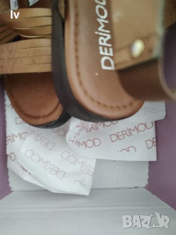 Дамски сандали от естествена кожа  DERIMOD , снимка 3 - Сандали - 37258468